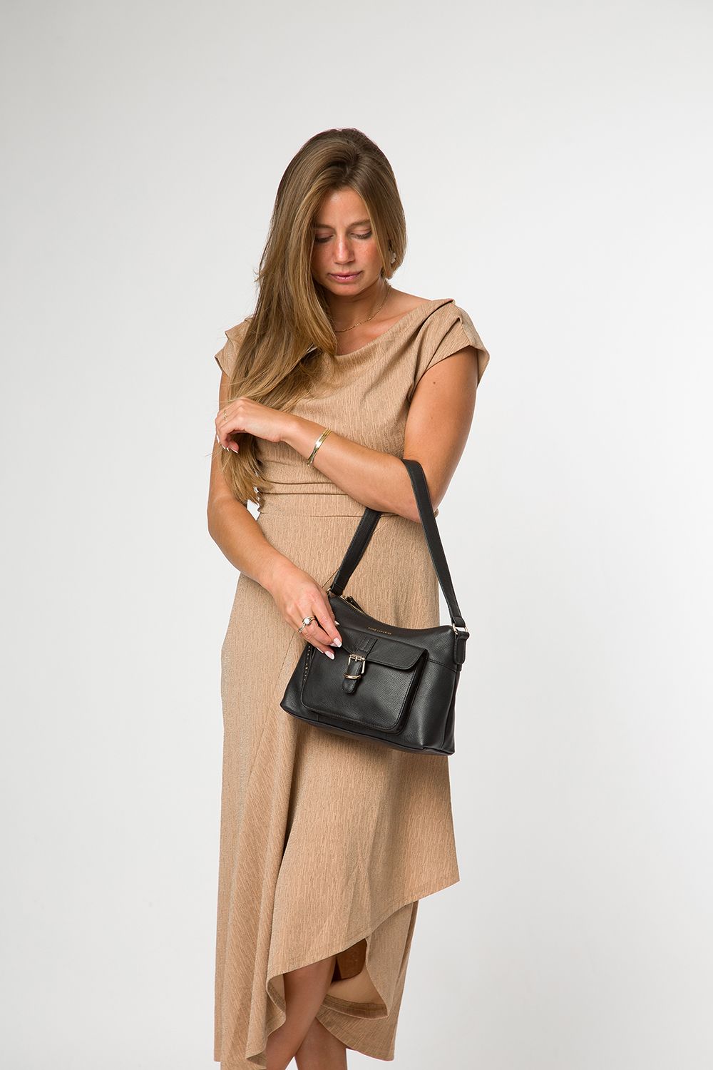 Pure Luxuries London Lambourne' Leather Grab Bag