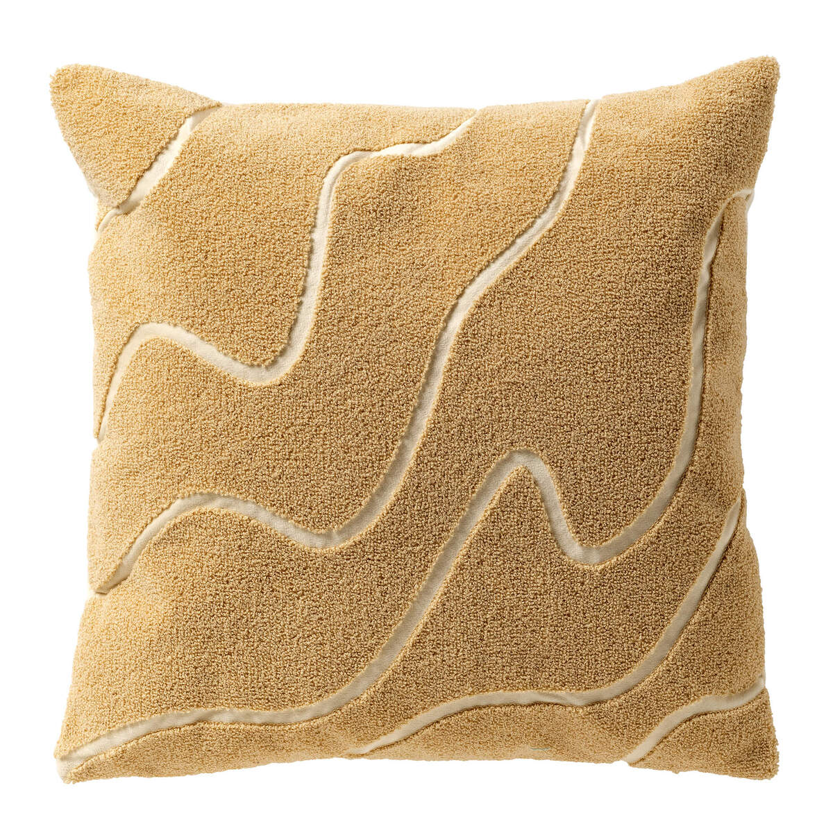 CIRI - sierkussen 45x45 cm - bouclé - Semolina - beige