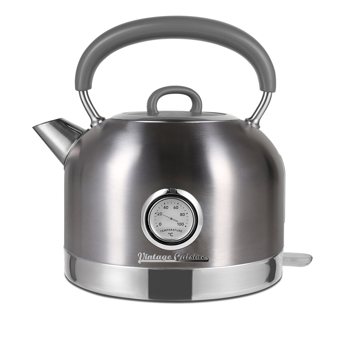 Chaleira elétrica VINTAGE CUISINE prateada 2200w