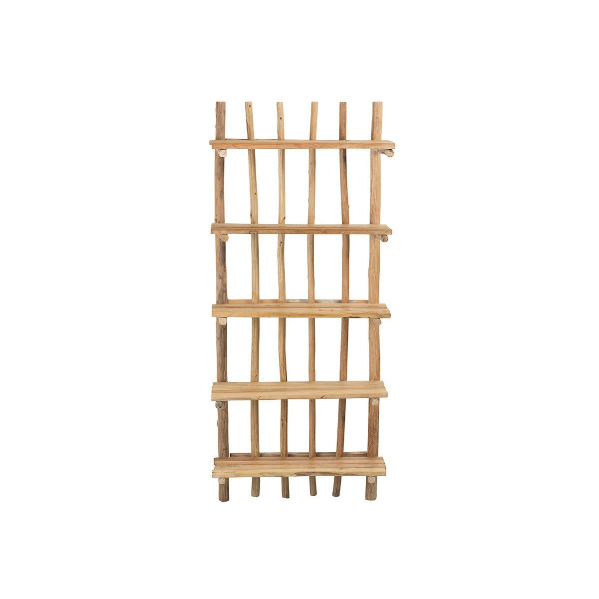 WODY - Étagère bois naturel 5 étages