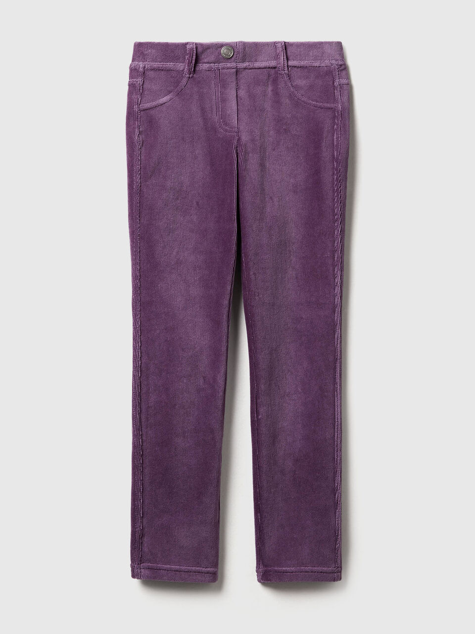 Super skinny chenille trousers
