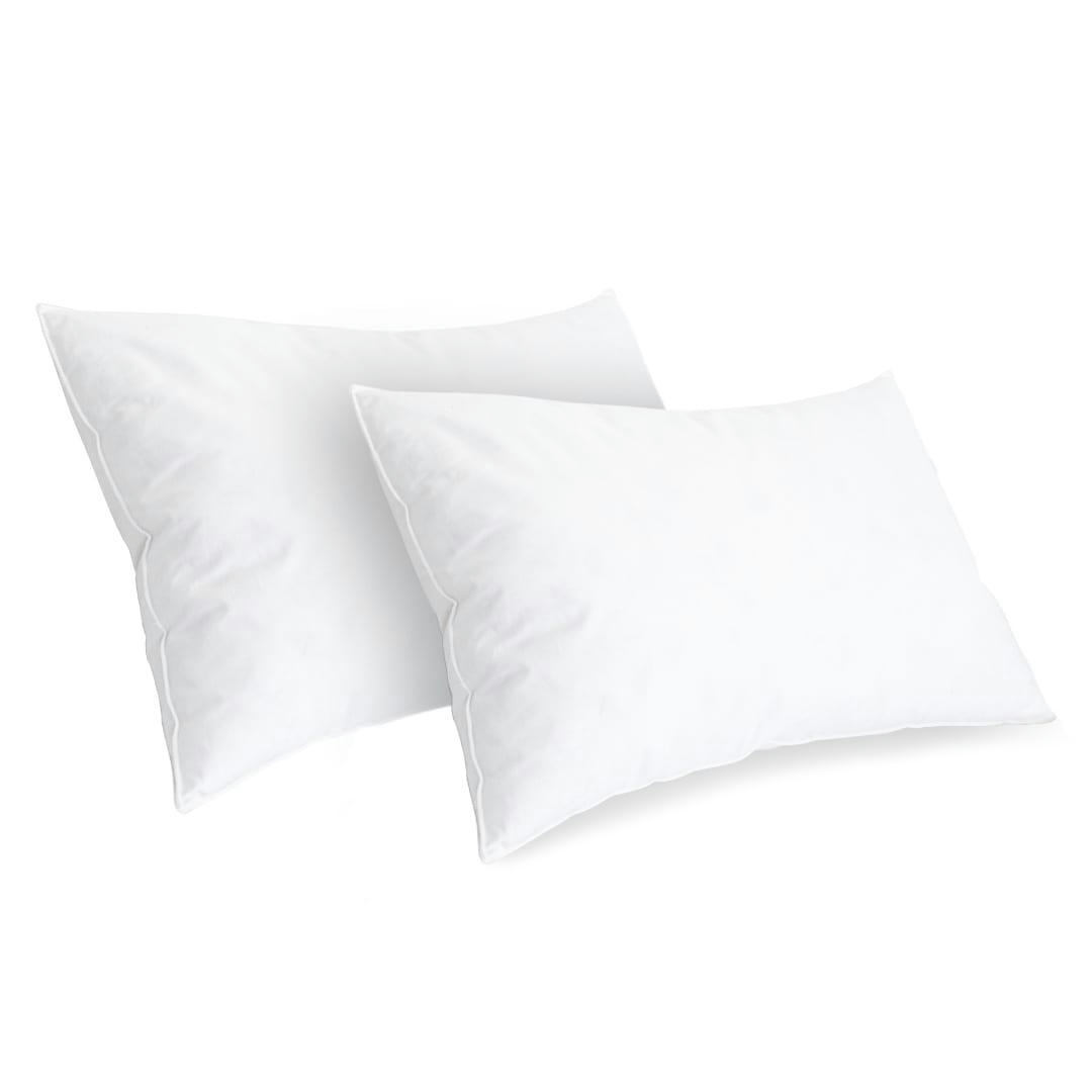 CHAMBORD - Lot de 2 oreillers 45x70   Duvet & Plumes  Mi-ferme