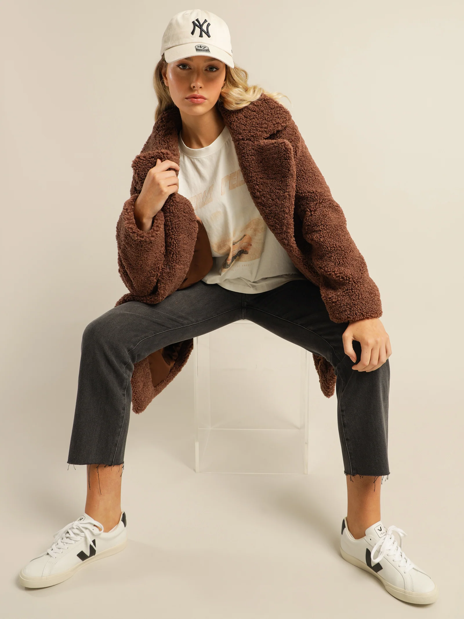 Longline Teddy Jacket