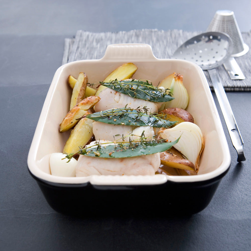 Le Creuset Heritage Ovenschaal B 19 x D 14 cm - Ebbenzwart