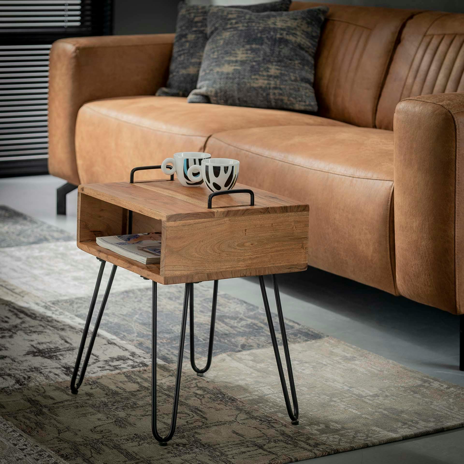 Chevet bois massif niche ouverte MELBOURNE