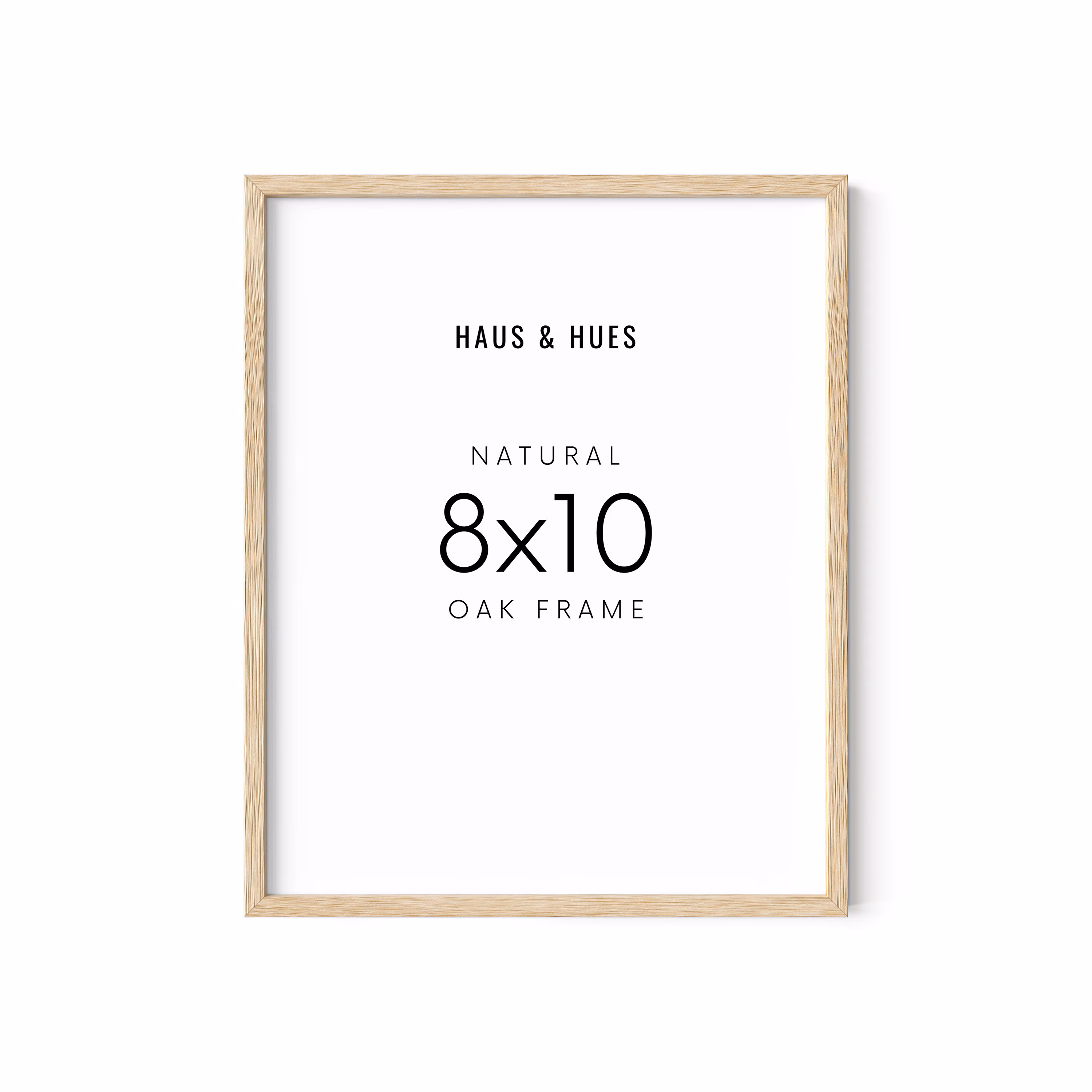 8x10 Oak Wood Picture Frame Set - Haus and Hues - Gallery Wall Decor