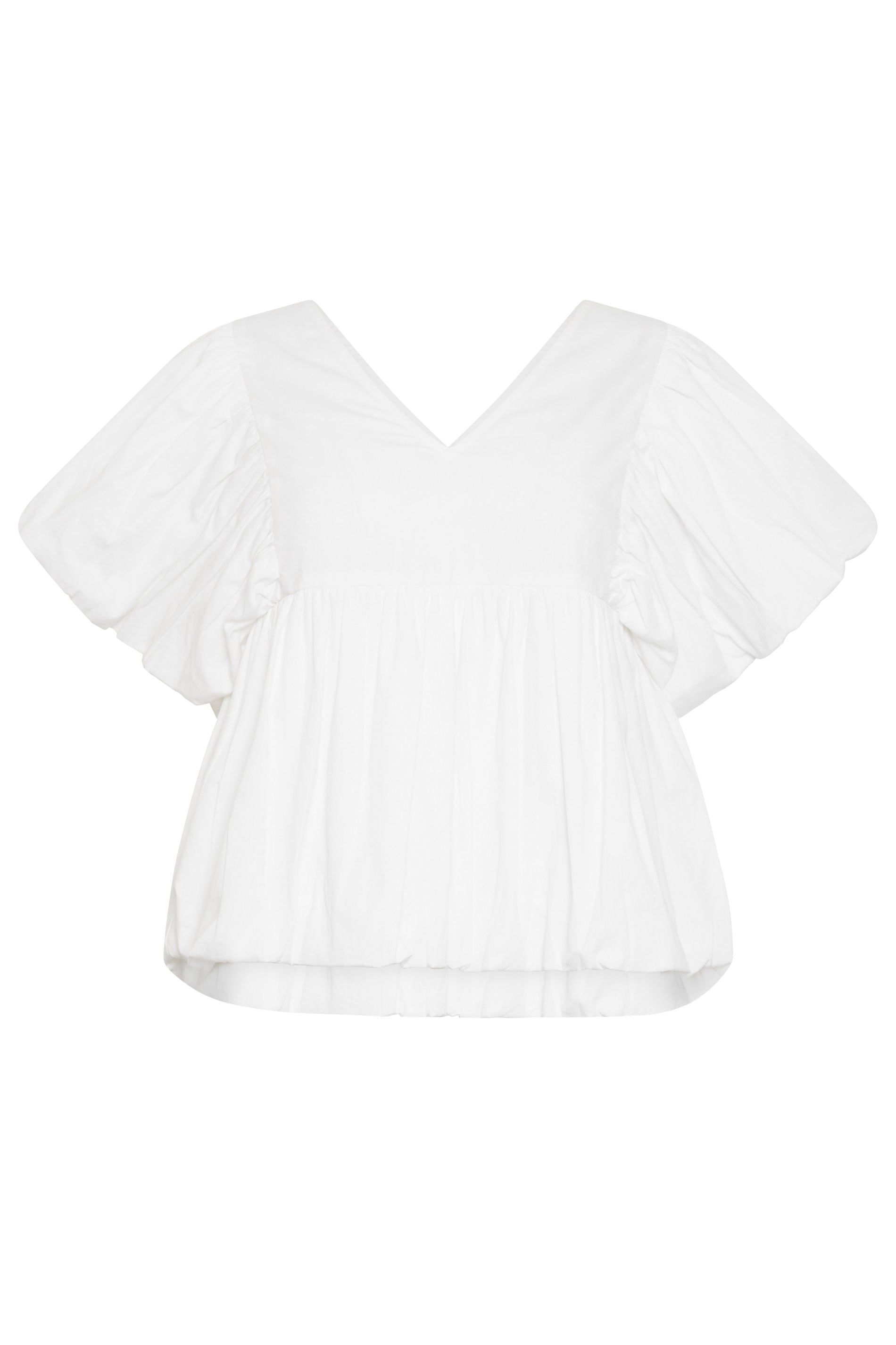 PixieGirl Petite Cotton Puff Sleeve Top