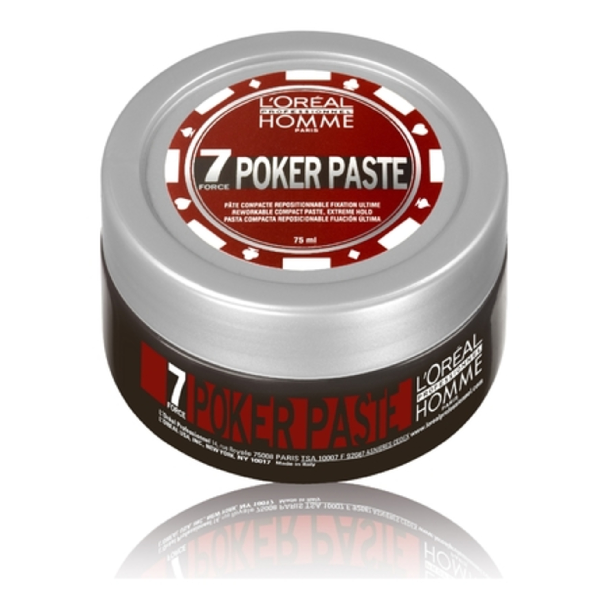 L'ORÉAL PROFESSIONNEL HOMME POKER PASTEPâte compacte repositionnable fixation ultime