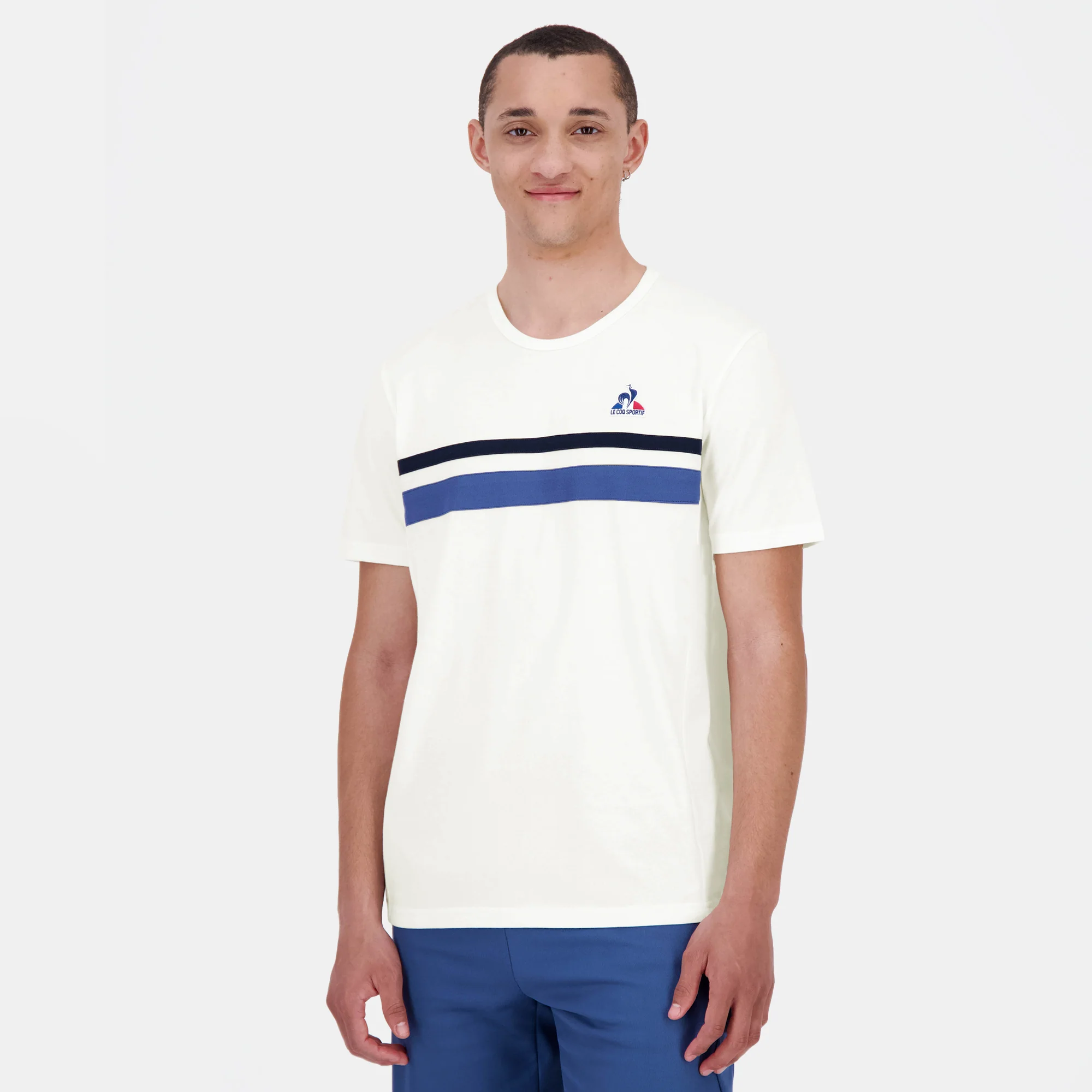 2520337-HERITAGE SP Tee SS N°2 M marshmallow | T-shirt Homme
