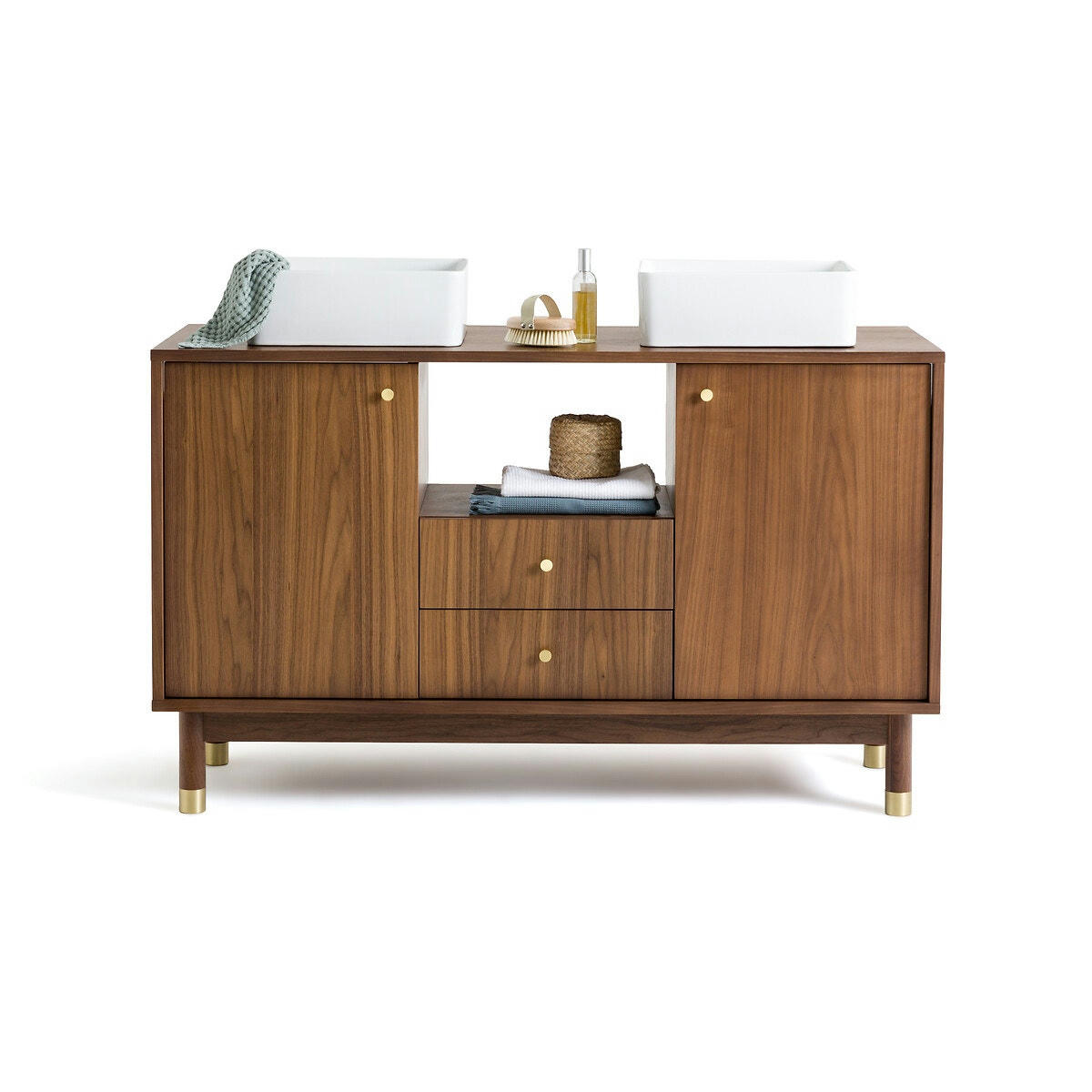 Meuble double vasque, Lambro