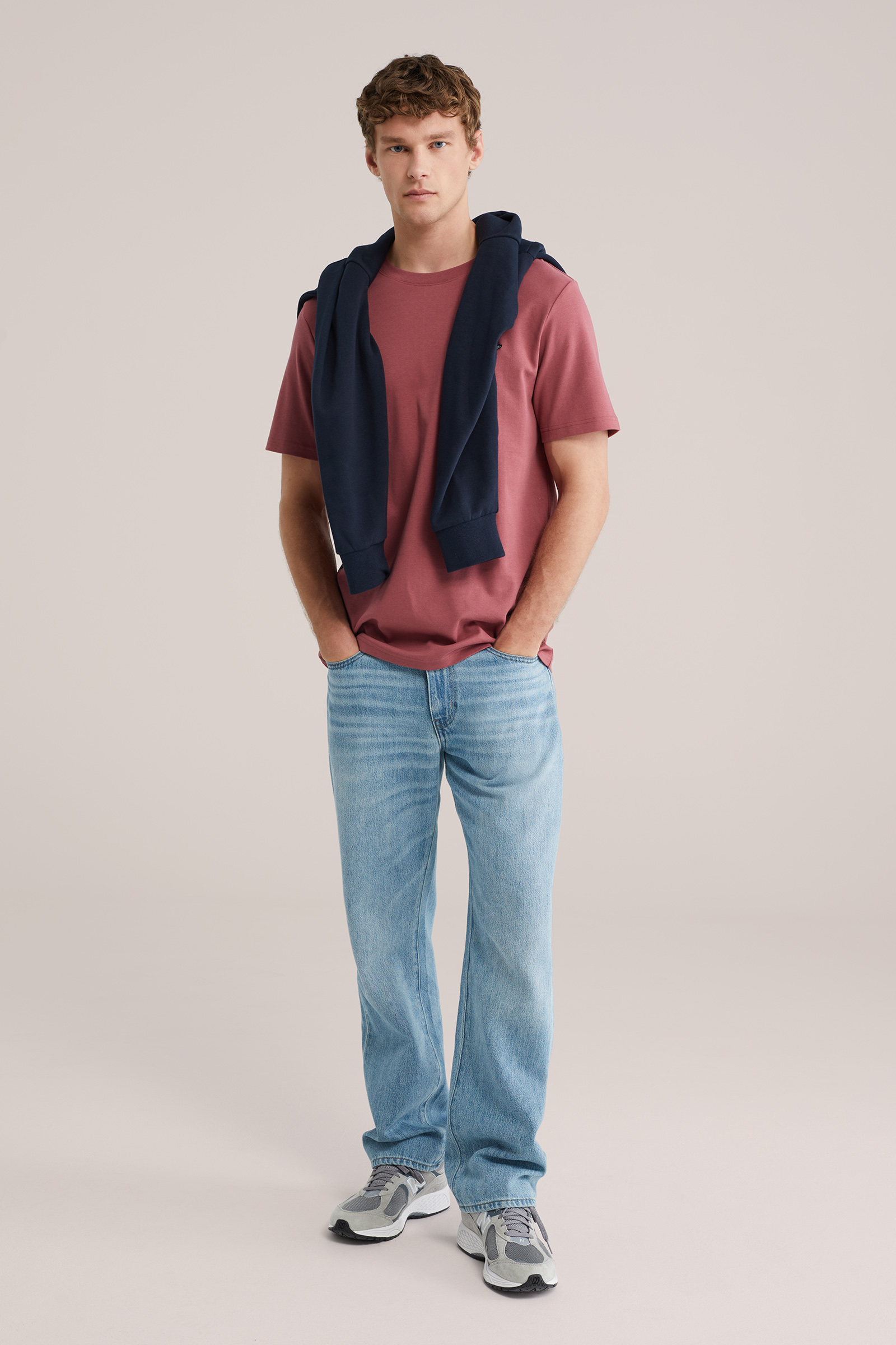 Heren regular fit T-shirt met embroidery