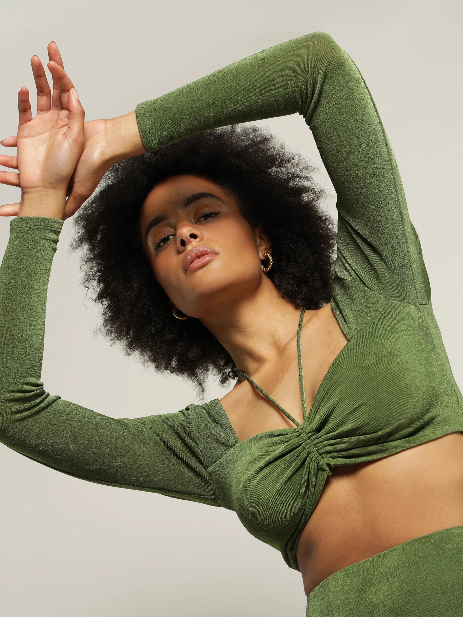 Talia Tie Front Top