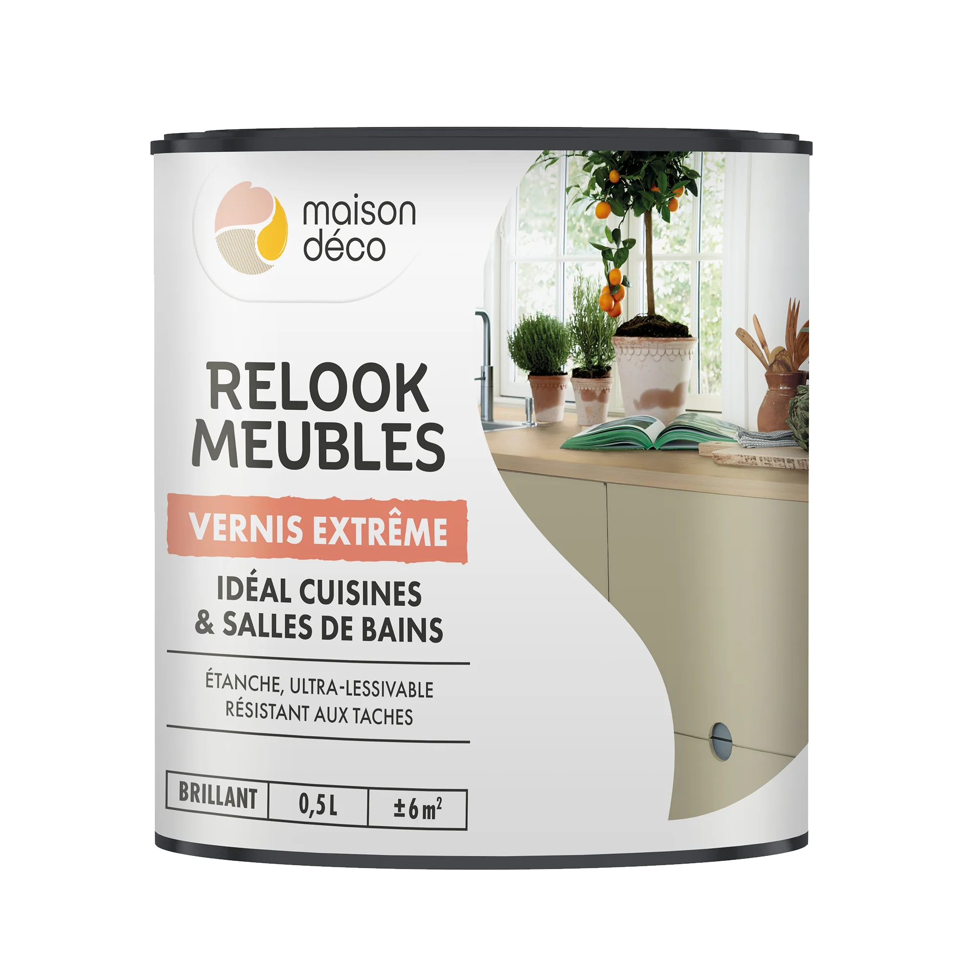 Relook meubles couleurs Peinture RELOOK MEUBLES VERNIS EXTREME Peinture incolore Brillant 0,5 L