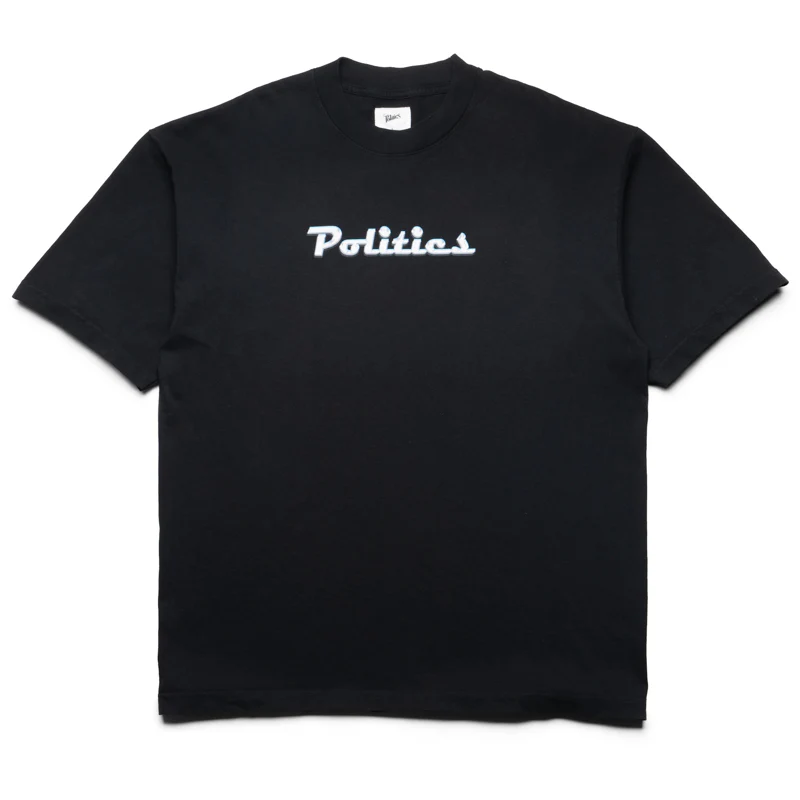 Politics Decal Tee - Black