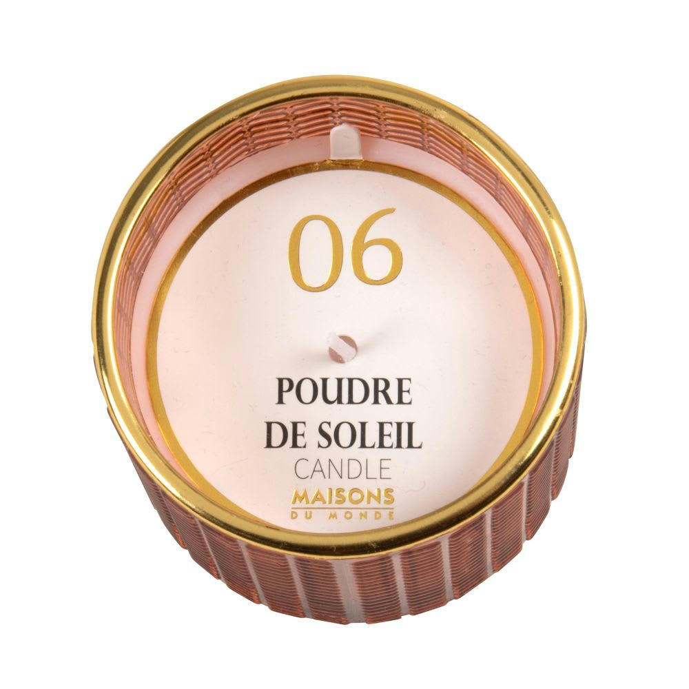 COLORAMA - Bougie parfumée en verre terracotta H7 100 g