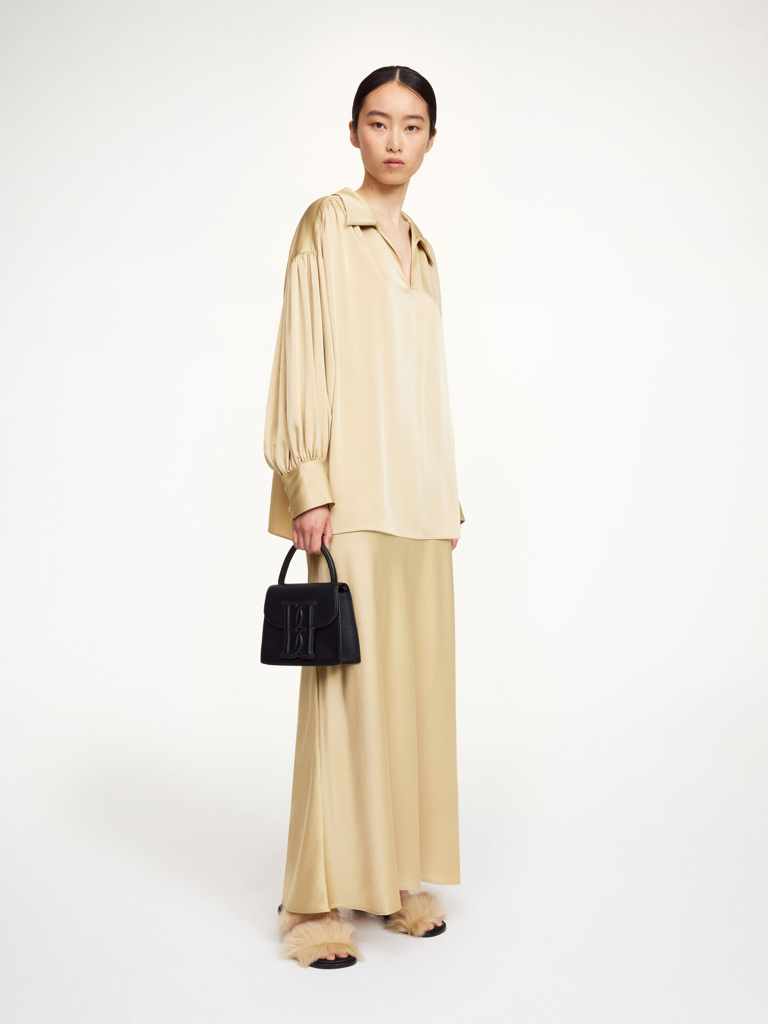 Leonora Satin bluse
