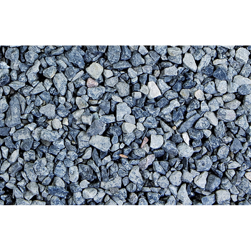 Palette 40 sacs Gravier concassé gris 6,3 - 14 mm 25 kg Mr.Bricolage