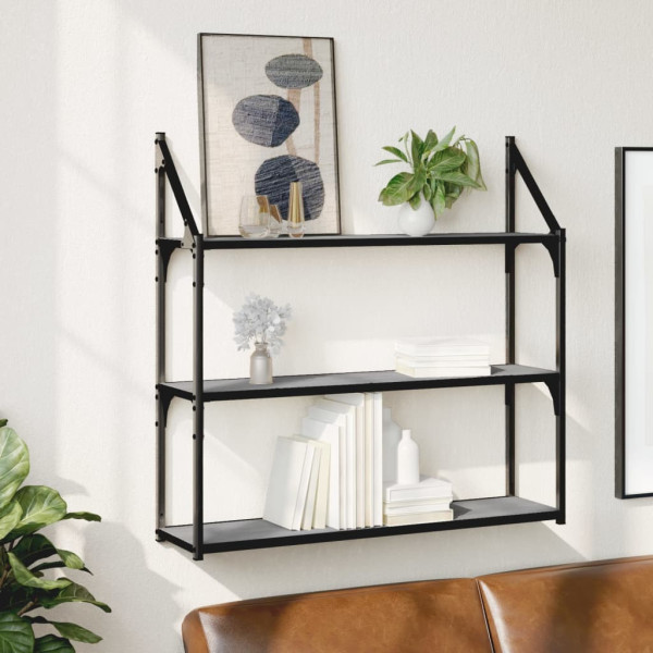 VidaXL Regał ścienny z 3 półkami 80x21x78,5 cm
