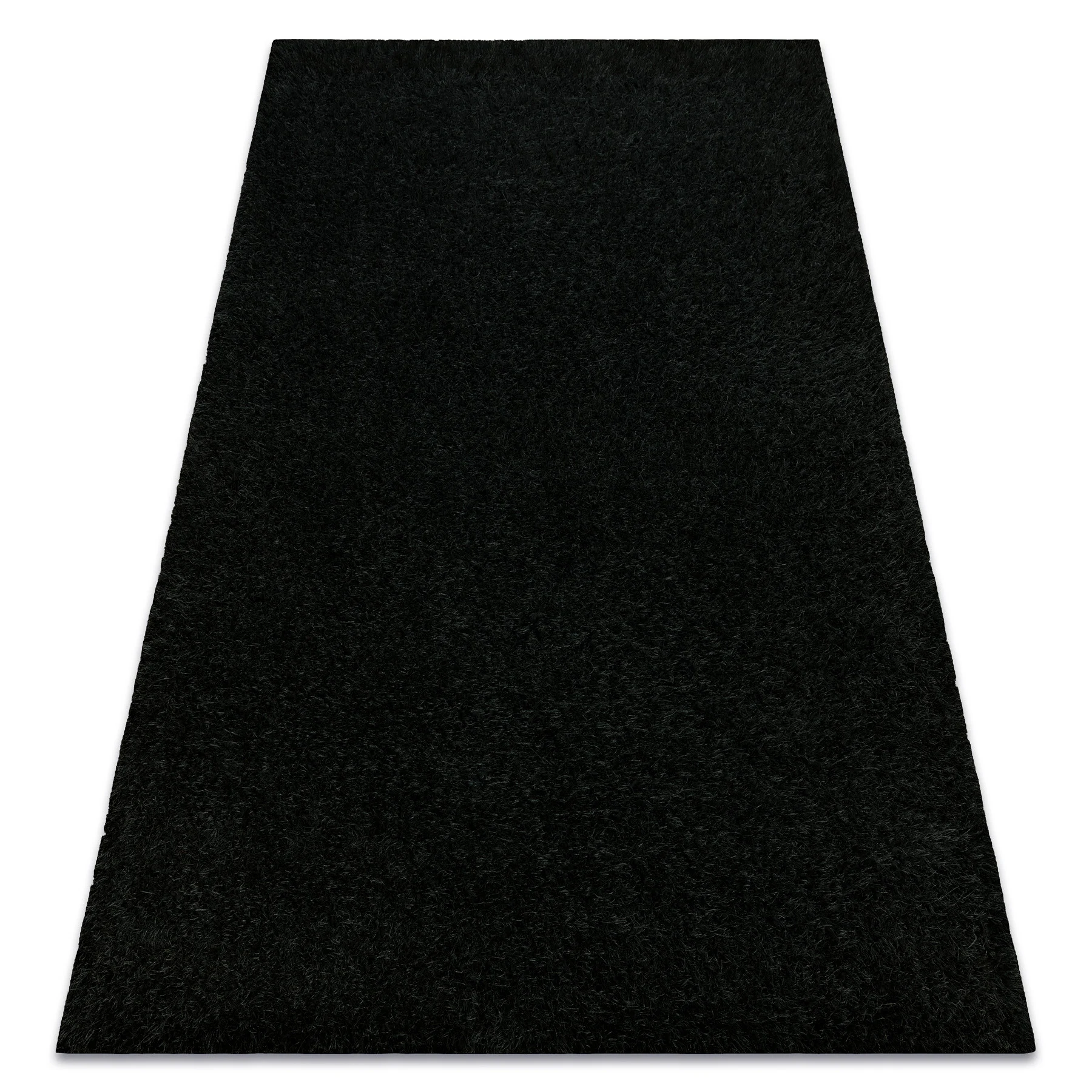 Dywan BUENOS 6649 shaggy jednolity, jednokolorowy czarny 180x270 cm