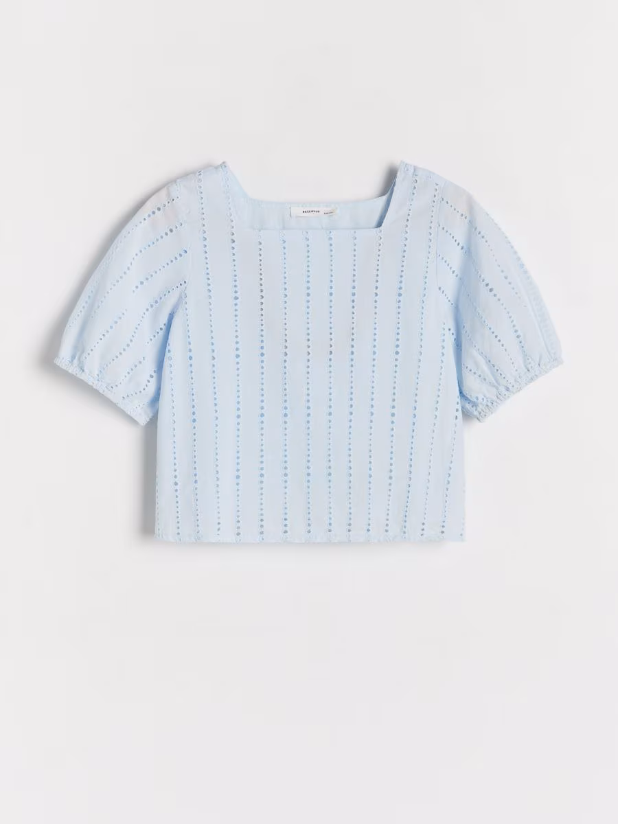 Openwork Blouse