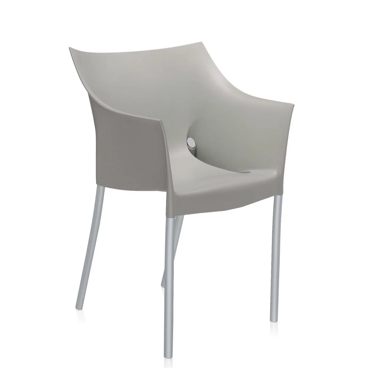Kartell - Dr. NO Armstuhl, wachsweiß