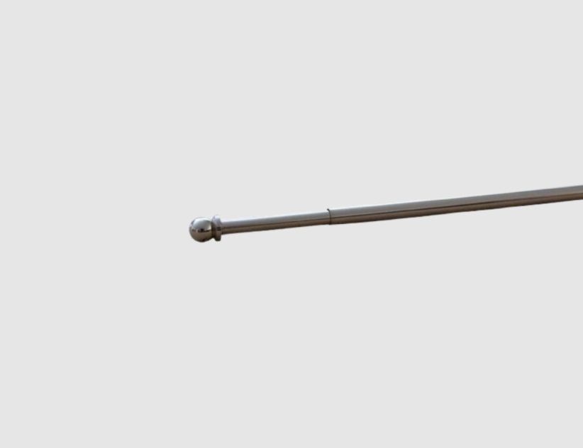 Vitragenstange Komfort Chrom