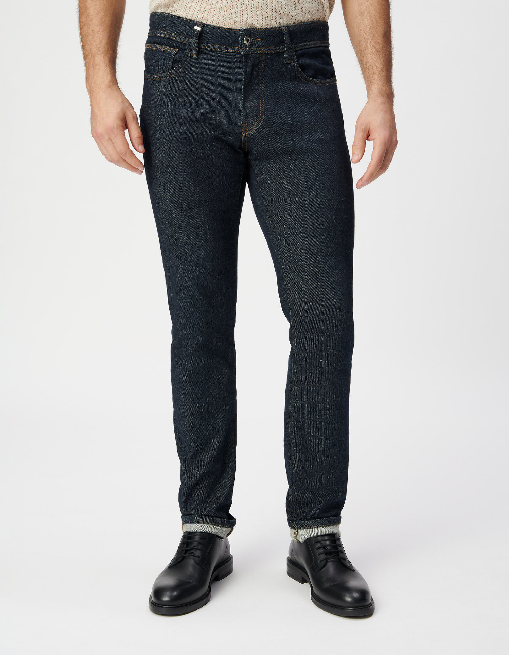Jean SLIM bleu foncé brut POWER STRETCH Homme
