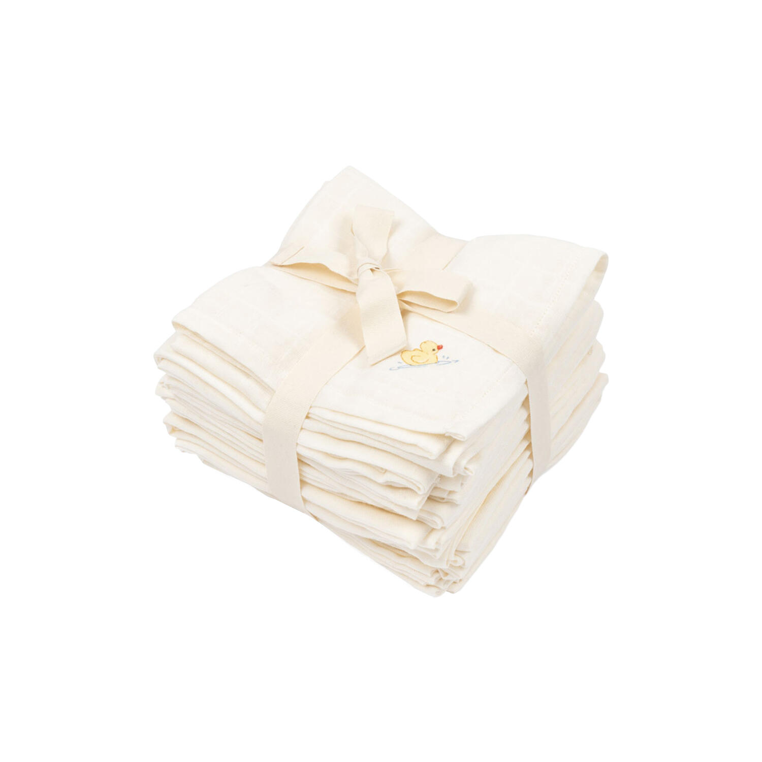 Nuvoli 10-pack Muslin Cloth, antique white