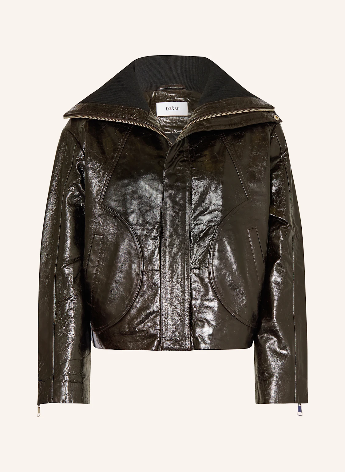 ba&sh Lederjacke BERNIE