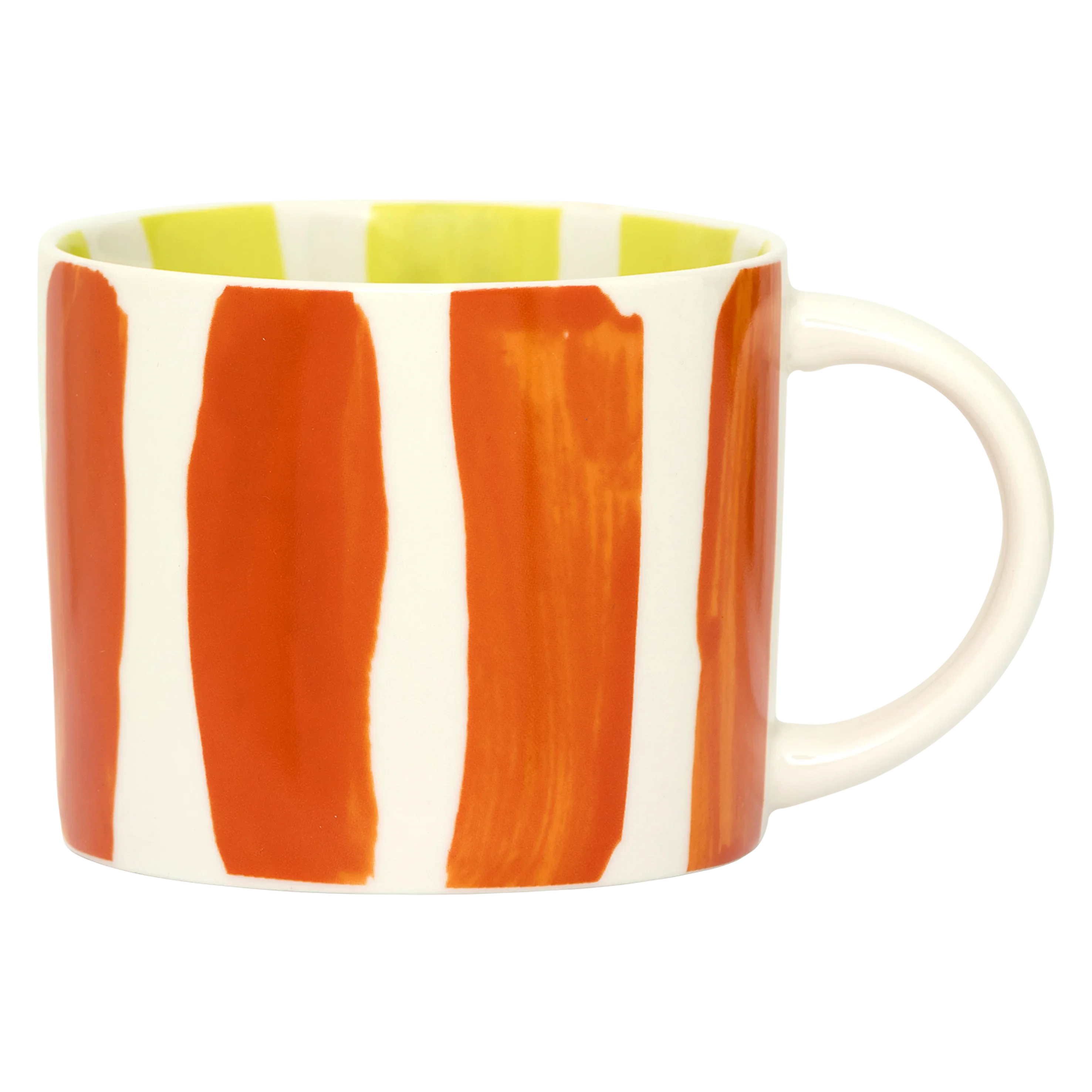 Urban Nature Culture LINDA. x UNC mok Tazza - with printed stripes inside & outside B - Ø 14.5 * 10.5 * 8.5 CM