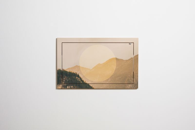 Fläpps Wandbureau secretaresse 80x50-1 - Alps door Joe Mania