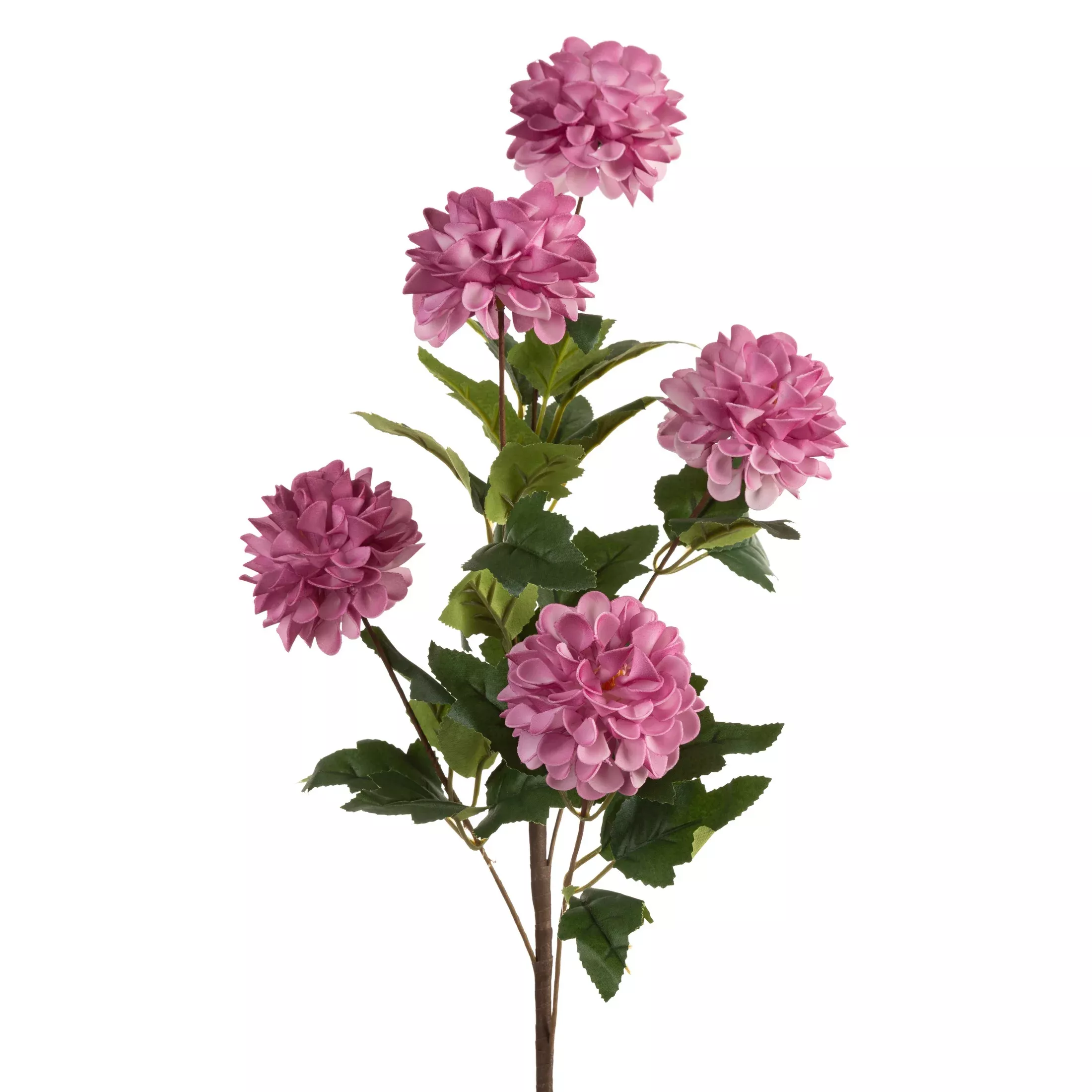 Kwiat sztuczny fioletowy z plastycznej pianki foamiran 75 cm