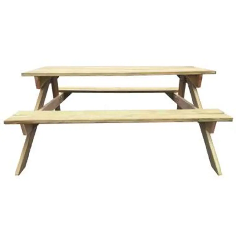 vidaXL - Tafel - Groen - Hout