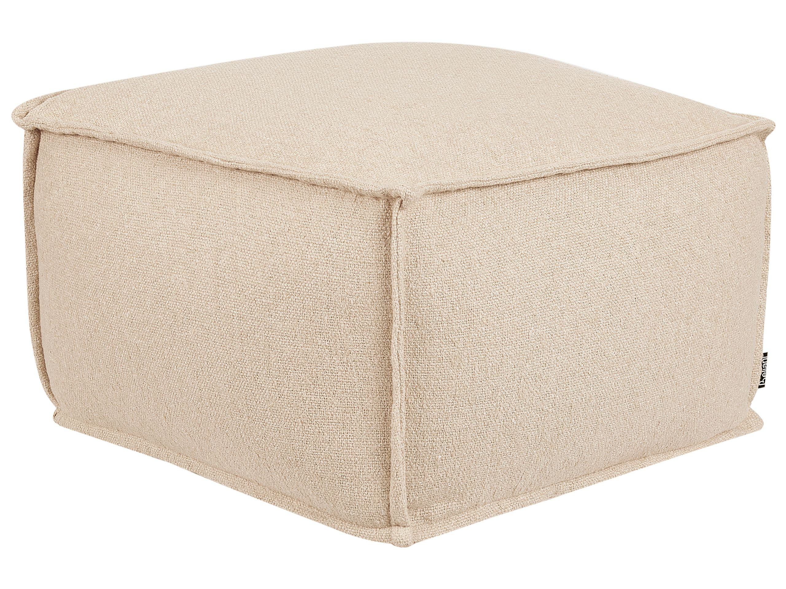 Puf bawełna kuleczki styropianowe EPS beżowy