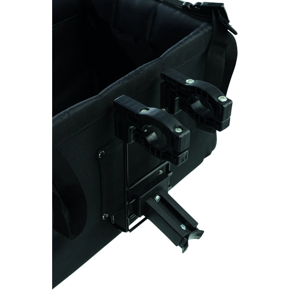 Fahrradbox, BxHxT: 41 x 26 x 26 cm, schwarz/grau