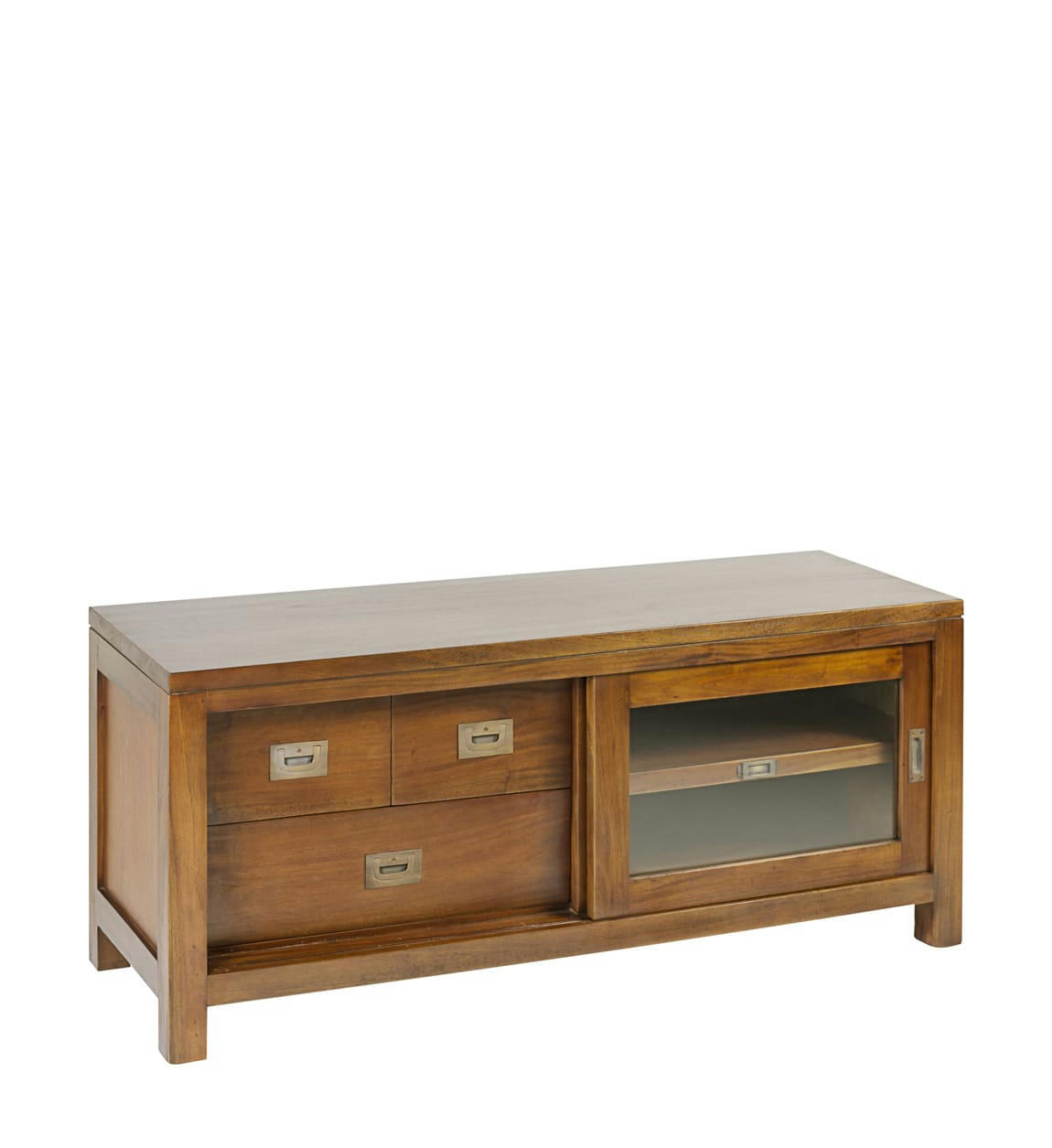 FLAMINGO - Meuble tv en bois marron