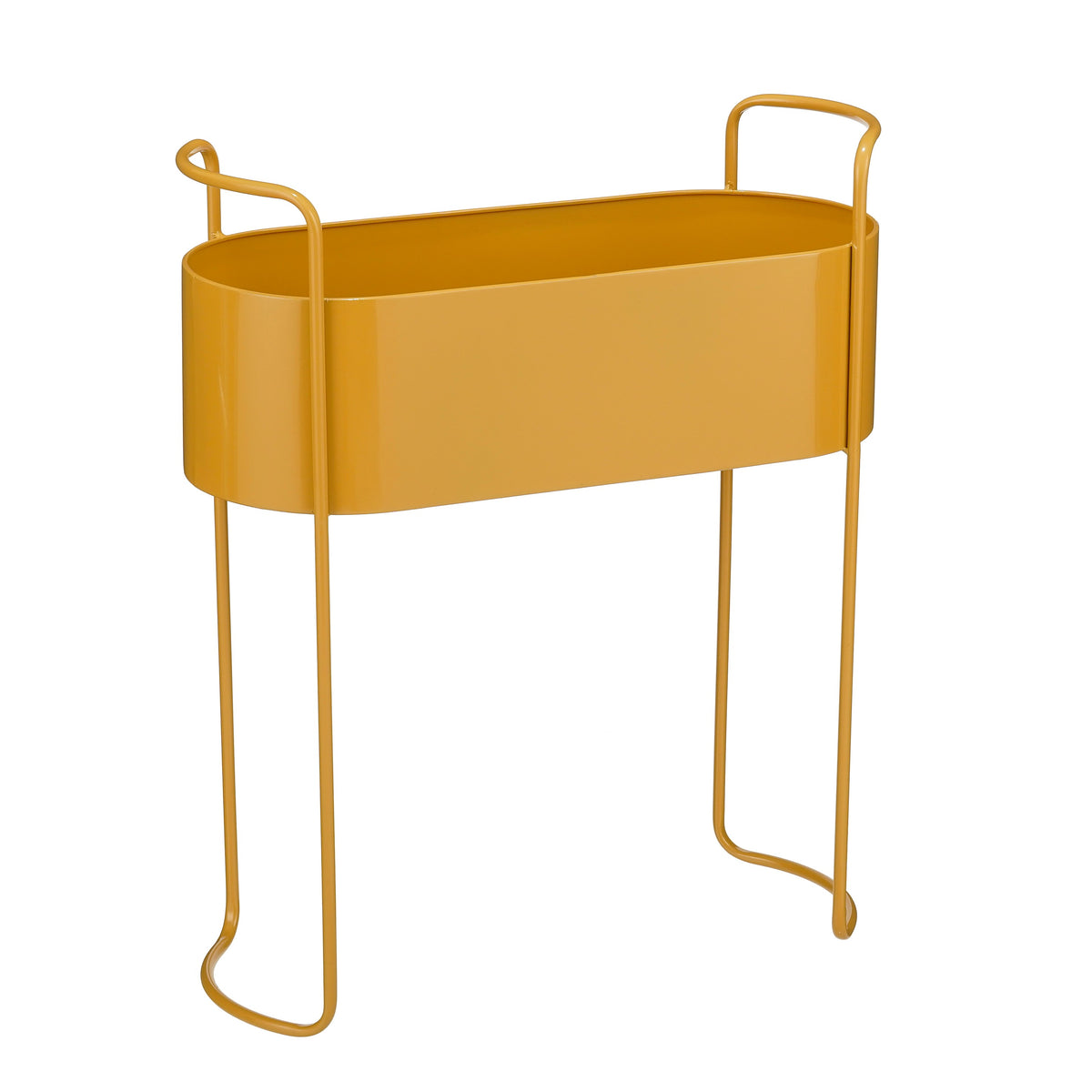 Mica Decorations Moritz Plantenstandaard – Plantenpot voor Bloemen en Kamerplanten – Bloempotten voor Binnen – 55 x 24 x 65 cm – IJzer – Bruin