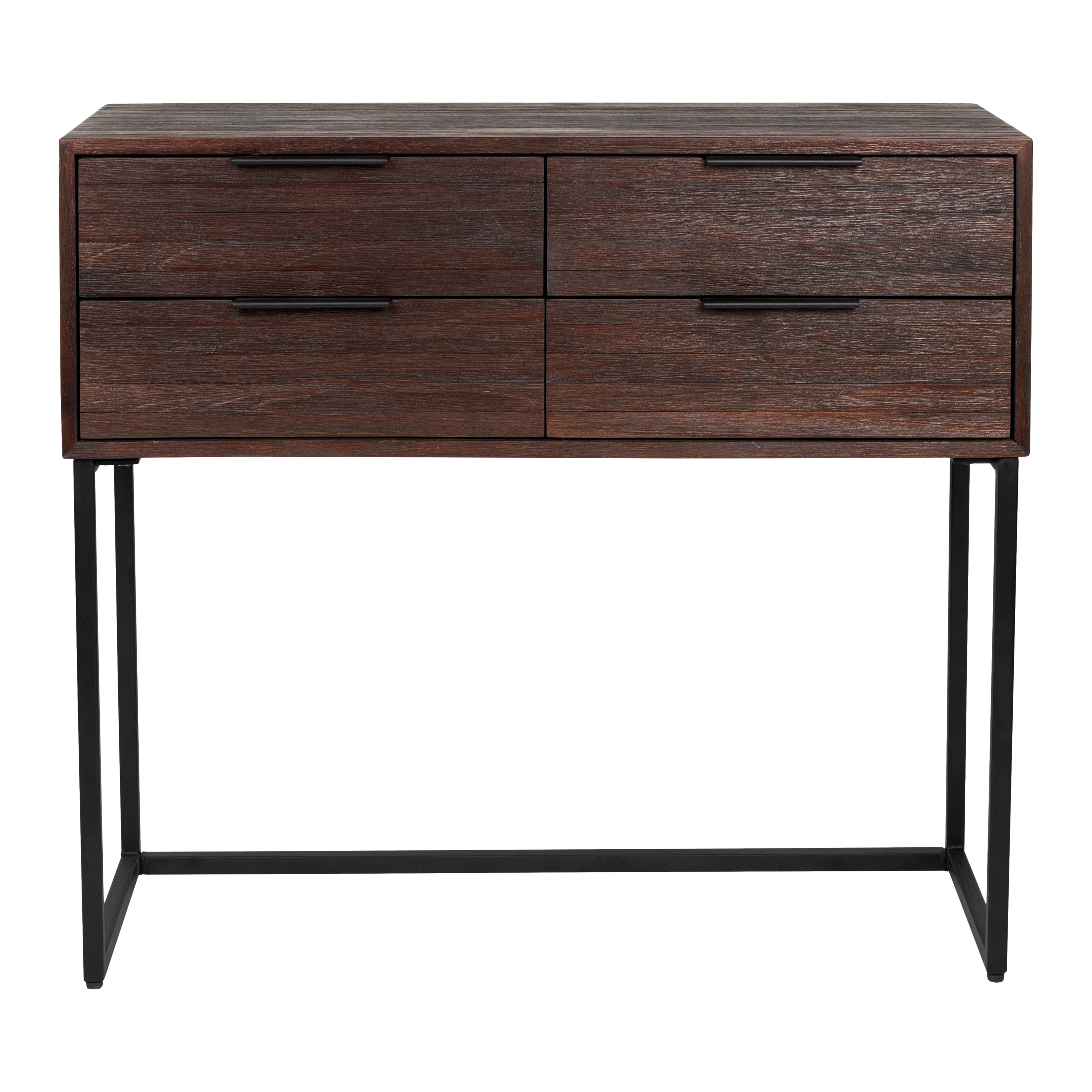 by fonQ Checkers Ladekast - Teakhout