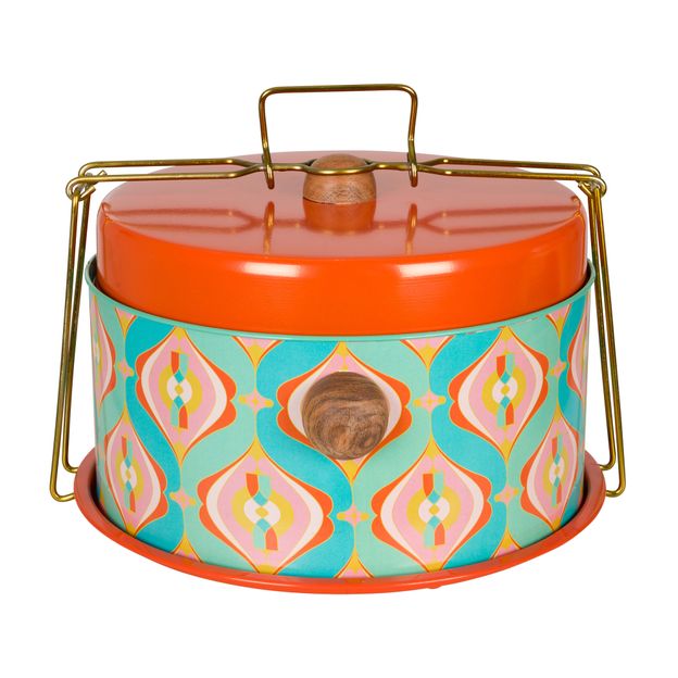 PORTA BOLO COM TAMPA COZINHA ENCANTADA DA RAÍZA COSTA