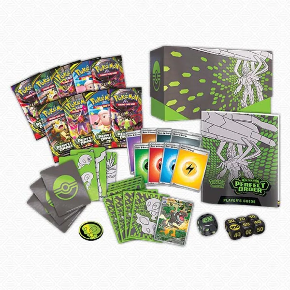 Pokemon Trading Card Game Perfect Order Elite Trainer Box Latin Spanish card game