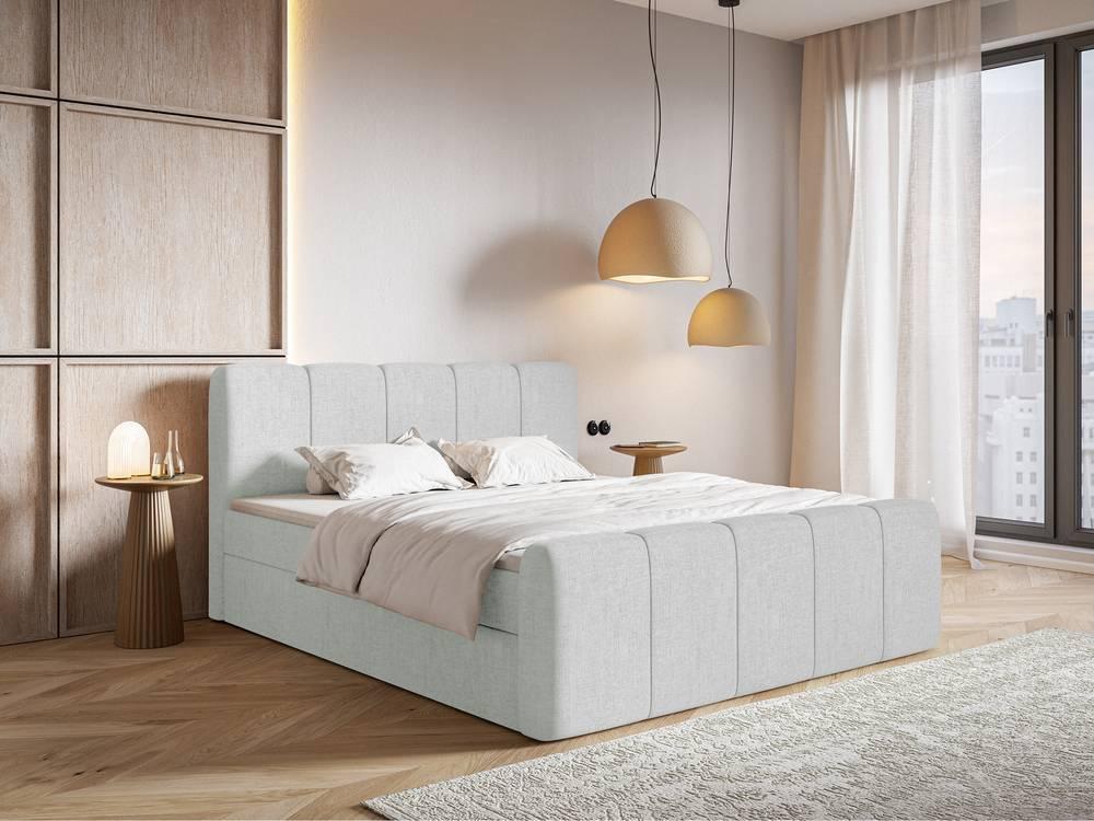 Boxspring Chloe 140x200 chenille met opbergruimte