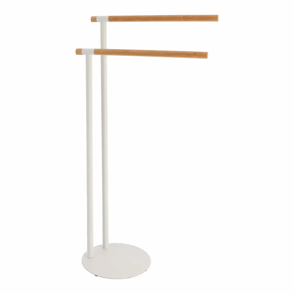 Tendance Handdoeken ophangrek - hout/metaal - 40 x 22 x 78 cm