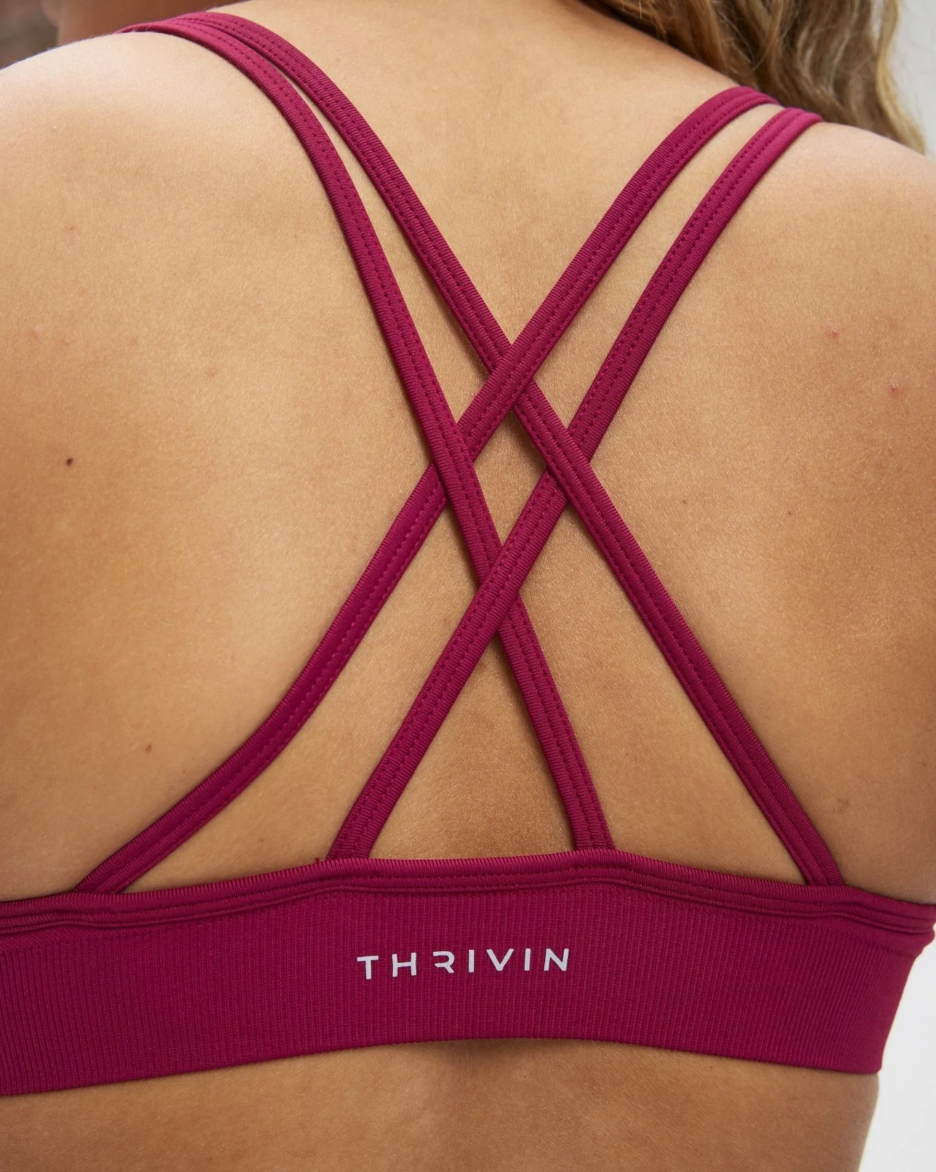 Elevate™ Sculpting Seamless High Apex Bra | Cherry Berry