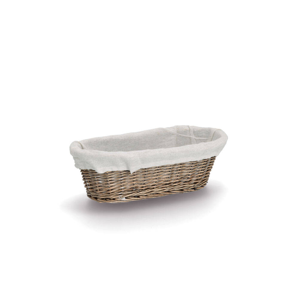 Wiklinowy koszyk na chleb, 33 x 14 x 10 cm