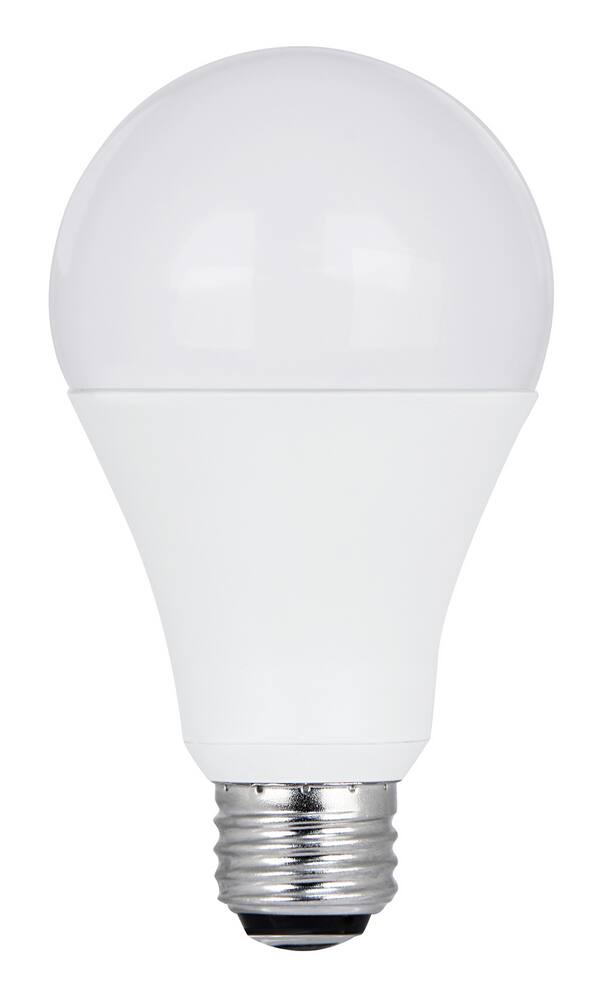 NOMA Advanced A21 E26 Base 3-Way, Non-Dimmable LED Trilight Bulb, Warm White, 50/100/150W