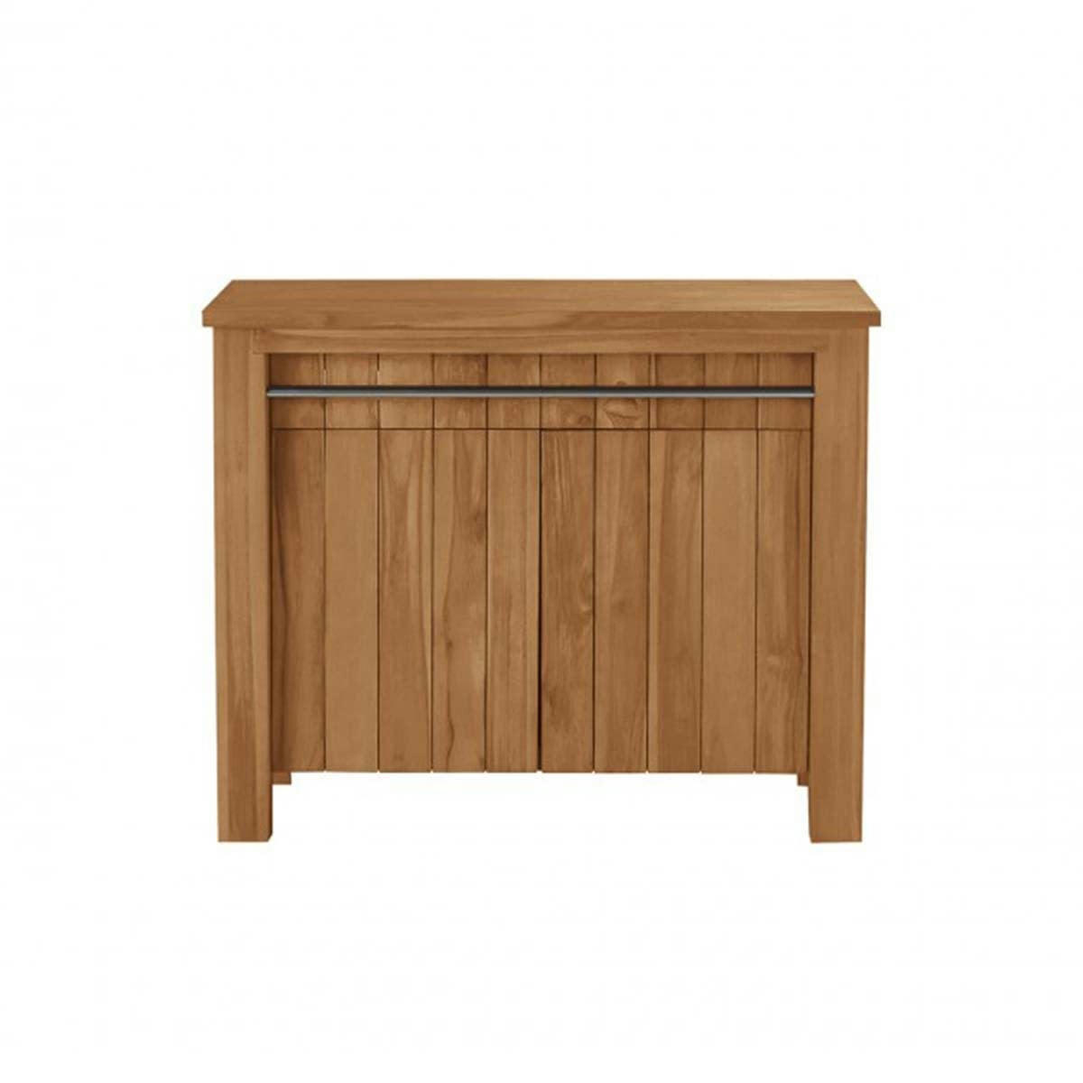 PORTO - Meuble sous vasque en teck massif 103 cm