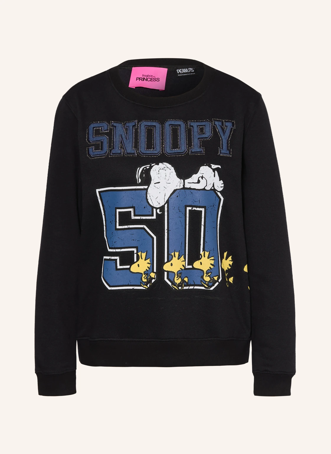 FrogBox Sweatshirt mit Schmucksteinen