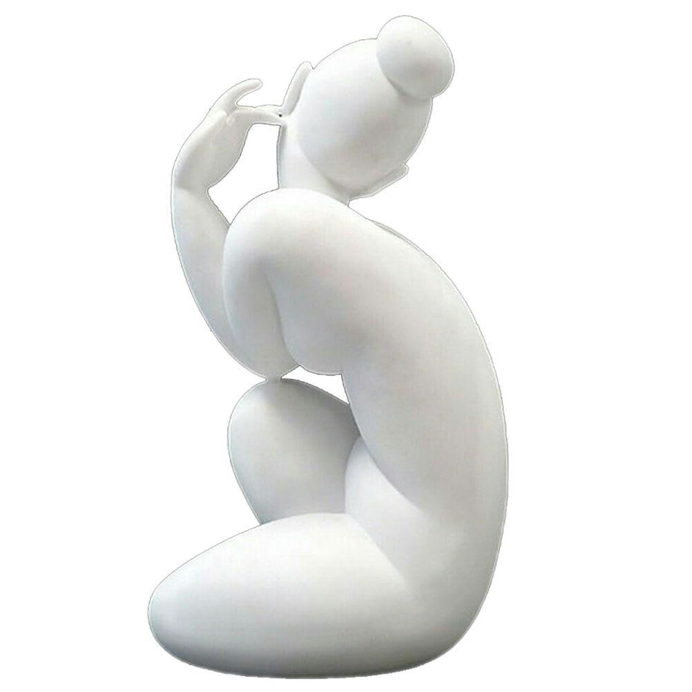 MODIGLIANI - Figurine Modigliani nu féminin assis H22cm