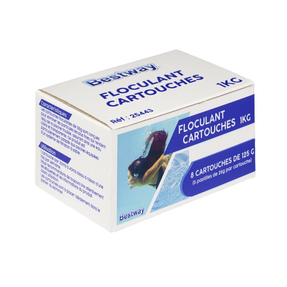 Floculant 1kg cartouche 20gr