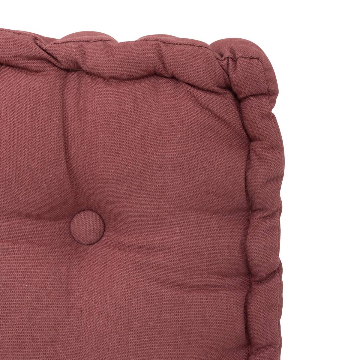 Floor cushion "Anjali" Plum, 40x40 cm